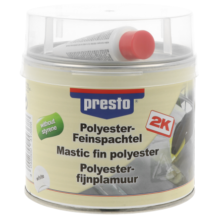 Fine putty styrene-free